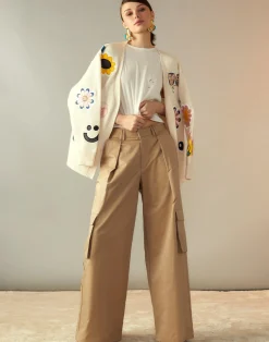 Playful Patchwork Cardigan