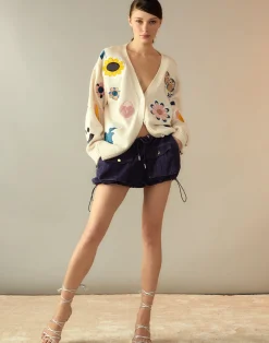Playful Patchwork Cardigan