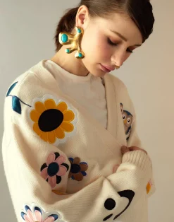 Playful Patchwork Cardigan