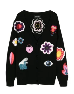 Playful Patchwork Cardigan