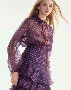 Prim Silk Organza Blouse