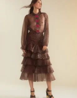 Prim Silk Organza Blouse