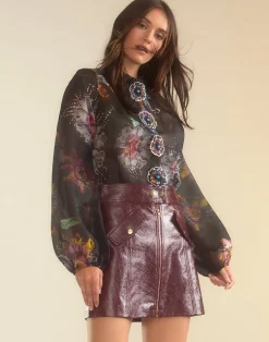 Prim Silk Organza Blouse