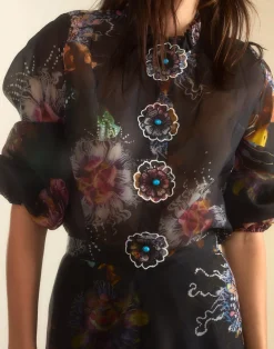 Prim Silk Organza Blouse