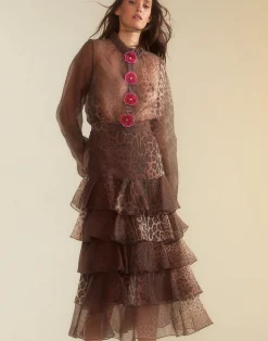 Prim Silk Organza Skirt