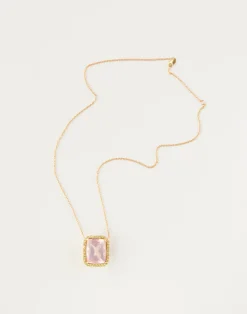 Rose Quartz and Peridot Pendant