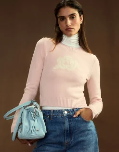 Rosette Wool Cashmere Sweater
