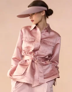 Satin Safari Jacket