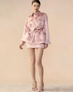 Satin Safari Jacket