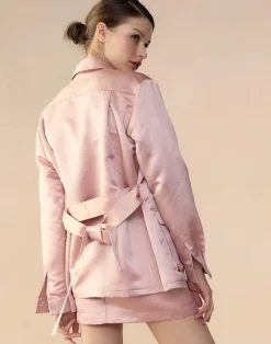 Satin Safari Jacket