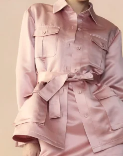 Satin Safari Jacket