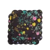 Scallop Embroidered Edge Cocktail Napkin