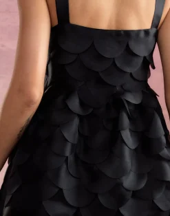 Scalloped Petal Mini Dress