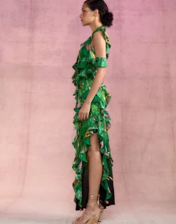 Secret Garden Silk Dress