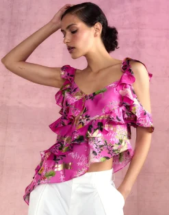 Secret Garden Silk Top