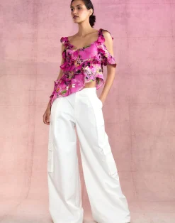 Secret Garden Silk Top