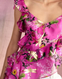 Secret Garden Silk Top