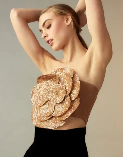 Sequin Flower Bandeau