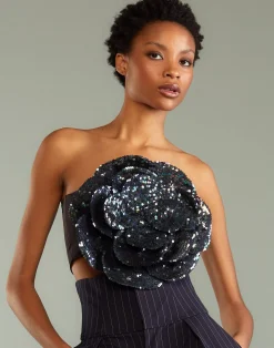 Sequin Flower Bandeau