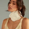 Sequin Flower Tie