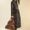 Silk Taffeta Shirt Dress