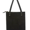 Sleek Suede Tote