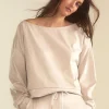 Sleek Ultrasuede Pullover