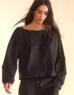 Sleek Ultrasuede Pullover
