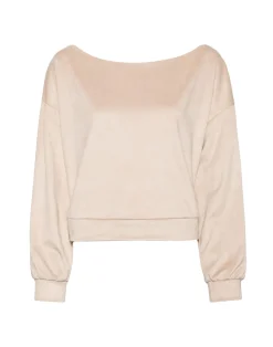 Sleek Ultrasuede Pullover