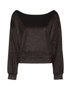 Sleek Ultrasuede Pullover