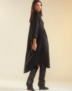 Undercover Silk Taffeta Shirt Dress