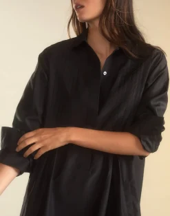 Undercover Silk Taffeta Shirt Dress