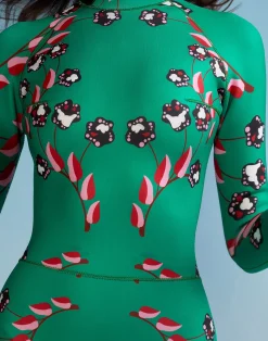 Vine Floral High Cut Wetsuit