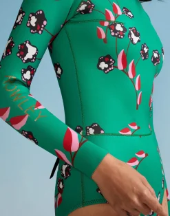Vine Floral High Cut Wetsuit