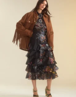 Westward Fringe Suede Jacket