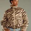 Zebra Down Puffer Jacket